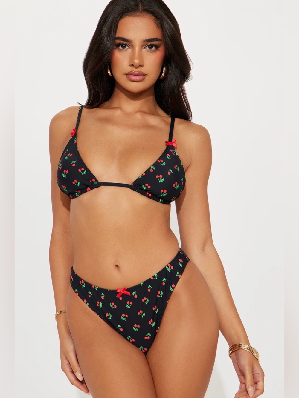Cherry Print Bikini Set